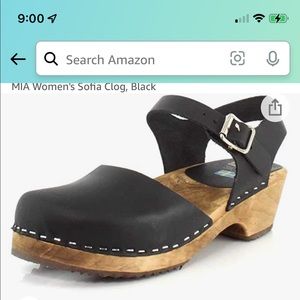 Mia Sofia Clogs Black 10, 40